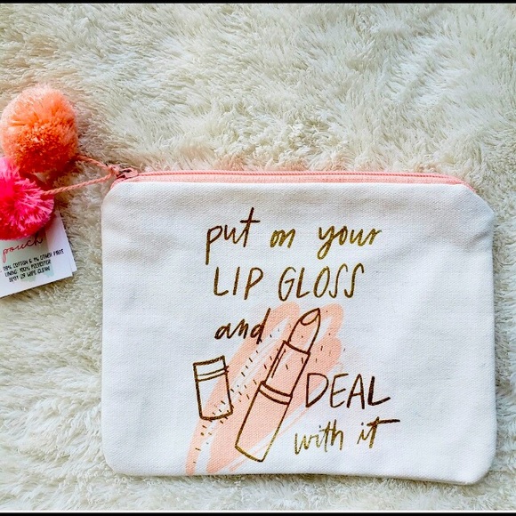 Sephora Handbags - 🆕🦋3/25$SEPHORA NWT CANVAS REALLY CUTE MAKEUP BAG